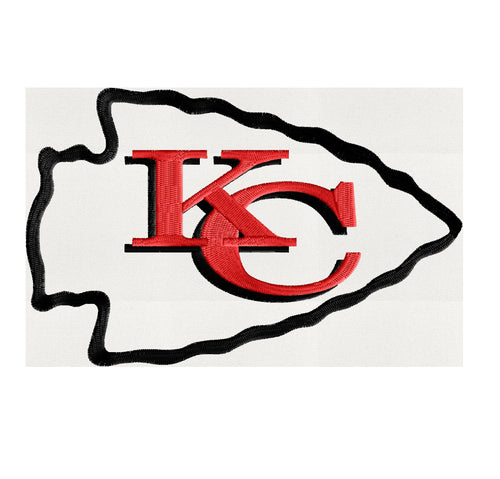 Arrow KC football team - EMBROIDERY DESIGN File- Instant download -Exp Jef Vp3 Pes Dst Hus - superbowl Kansas City