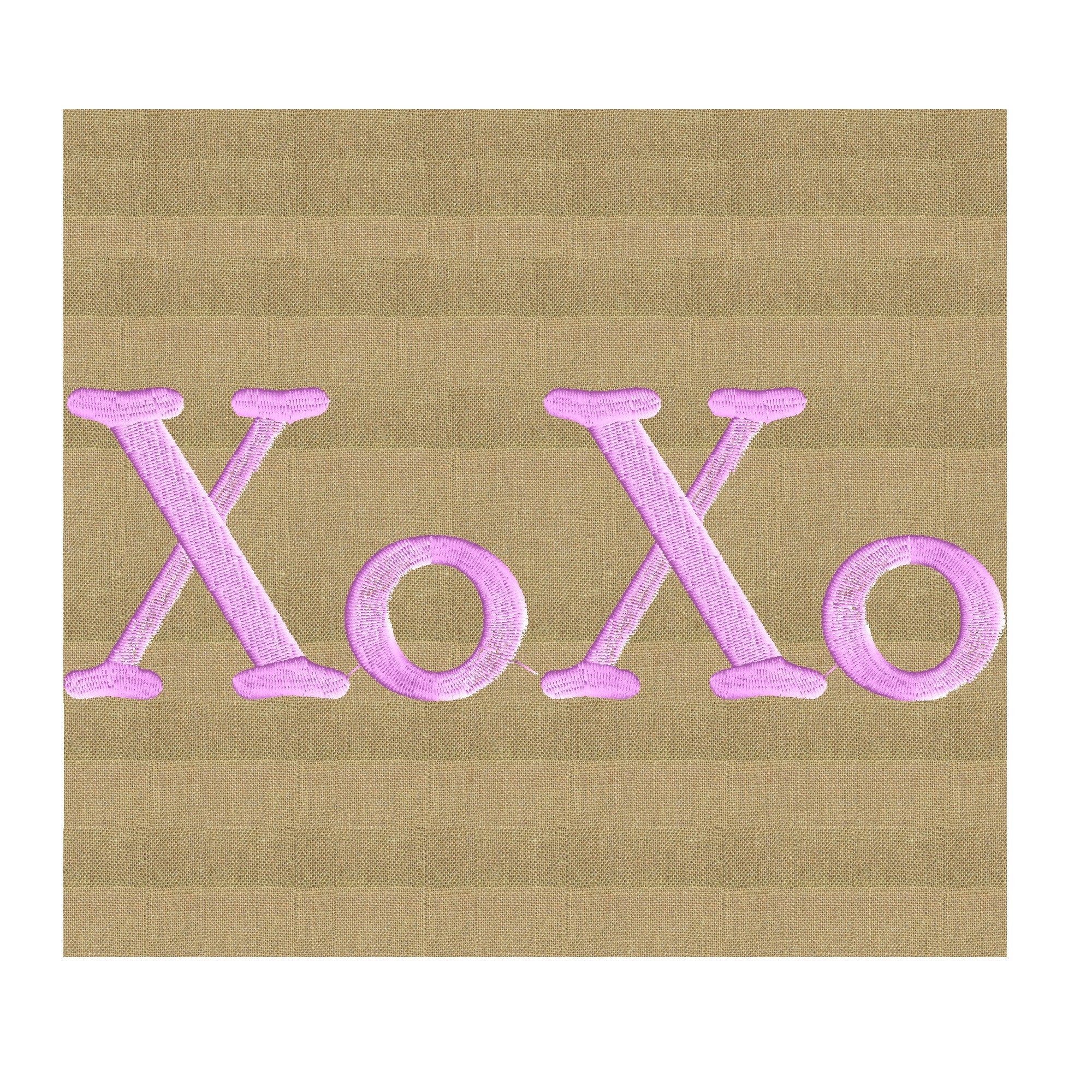 XOXO Love Design - Valentines - Hug Kiss - Font not included - EMBROIDERY DESIGN FILE - Instant download - Dst Hus Jef Pes formats