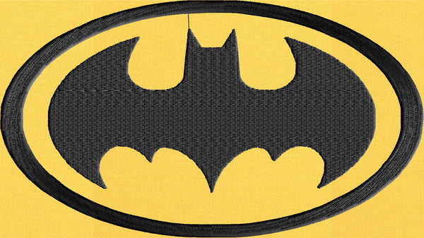 BAT MAN Embroidery Design - EMBROIDERY Design FILE - Instant ...