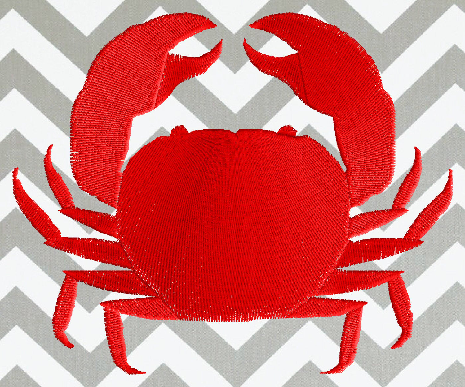 CRAB Silhouette - Embroidery Design Embroidery DESIGN FILE - Instant download animals