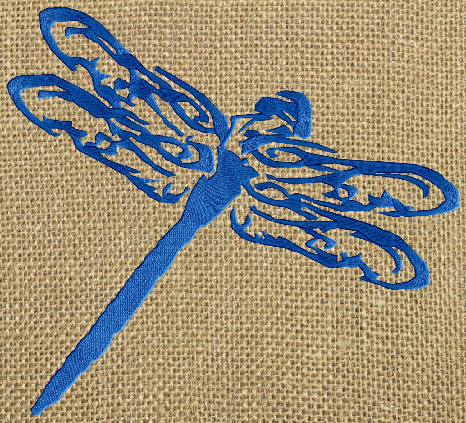 Dragonfly spring Design - dragon fly - EMBROIDERY DESIGN FILE - Instant download - Dst Hus Jef Pes Vp3 Exp formats