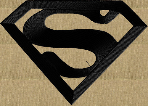 SUPER MAN Design - Embroidery DESIGN FILE - Instant download
