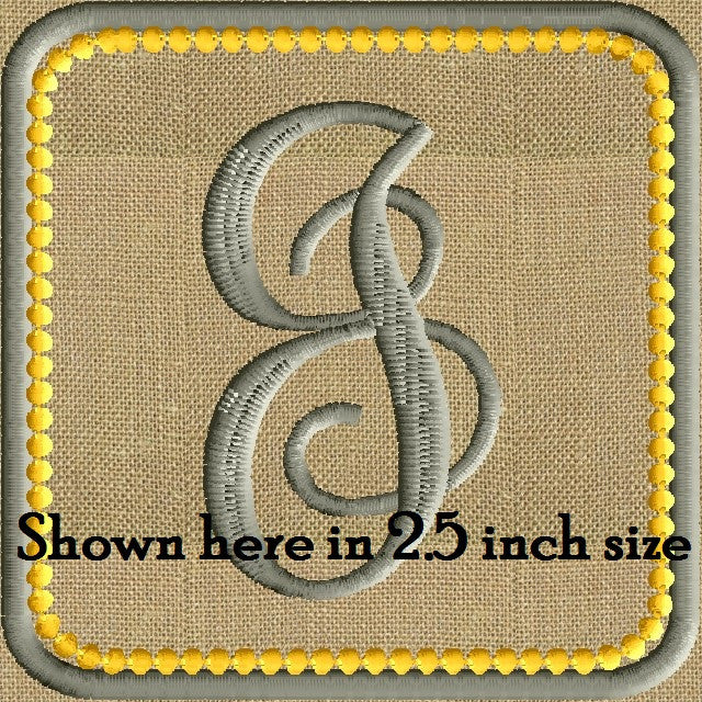 Beaded Rectangle Frame Monogram -Font not included Perfect for 4x4 frames EMBROIDERY DESIGN Instant download
