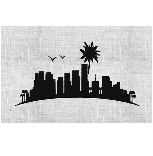 MIAMI Skyline Design without words