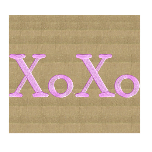 XOXO Love  Design - Valentines - Hug Kiss - Font not included - EMBROIDERY DESIGN FILE - Instant download - Dst Hus Jef Pes formats
