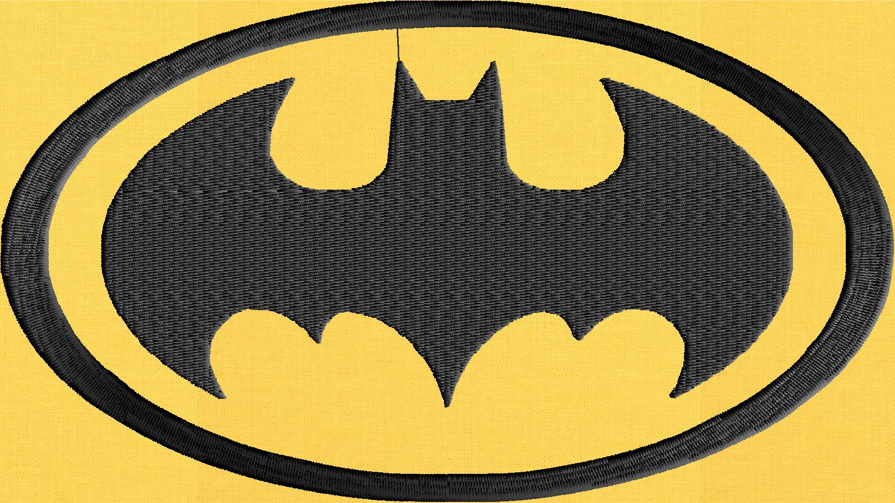 BAT MAN Embroidery Design - EMBROIDERY Design FILE - Instant download - fun stuff