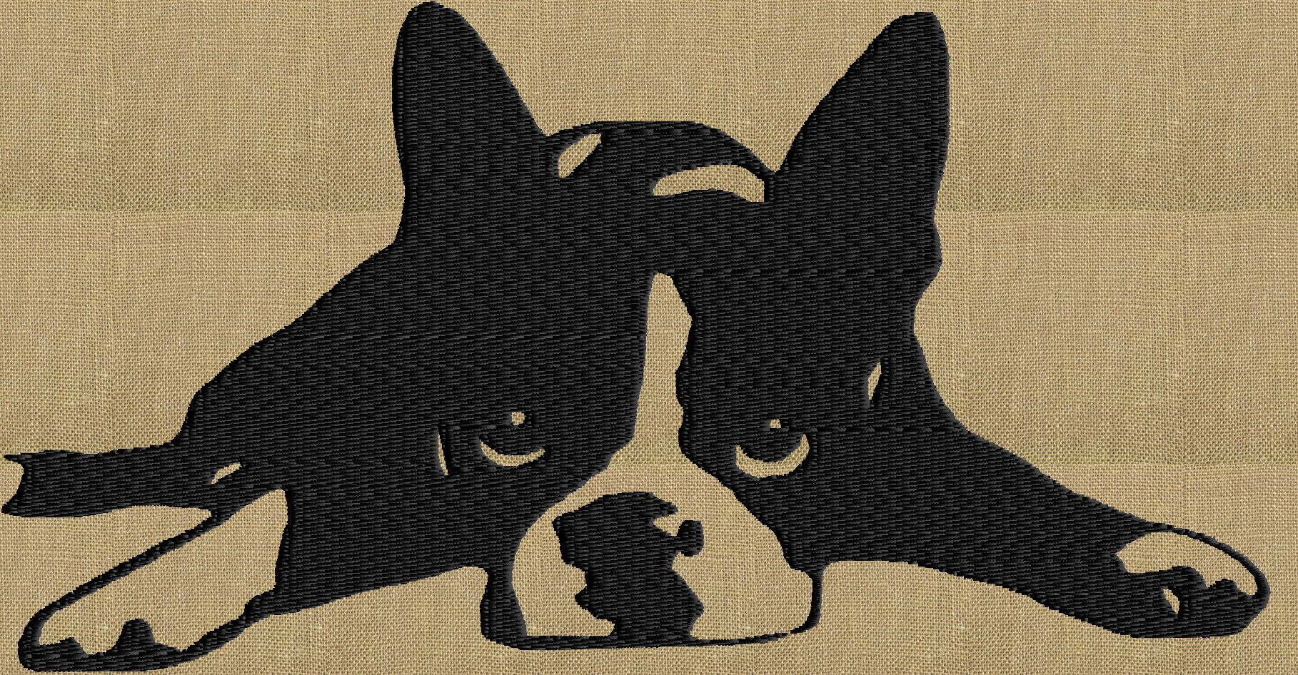 Custom Embroiery Digitizing Boston Jr. Terriers WFO11B07 Designs