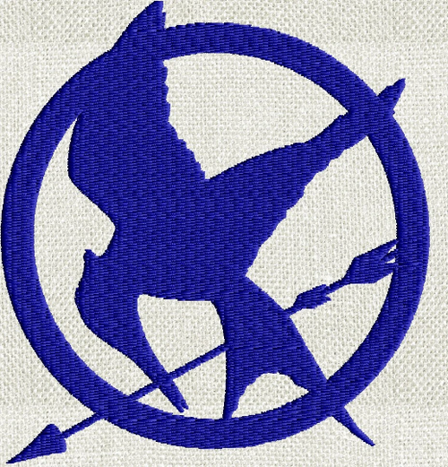 Mocking jay arrow Embroidery Design - Font not included - EMBROIDERY DESIGN FILE - Instant download - Dst Hus Jef Pes Vp3 Exp formats