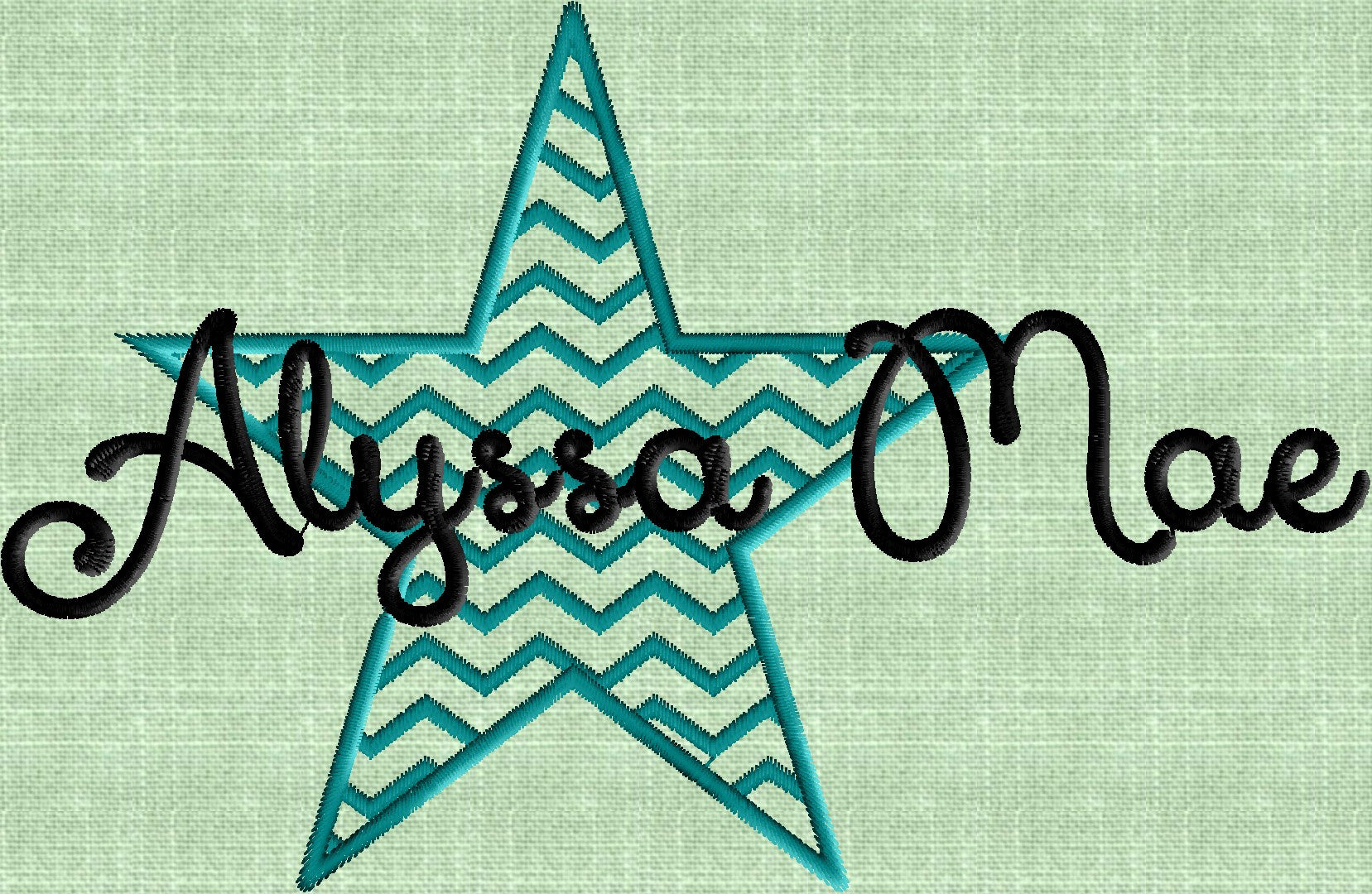 Chevron Star Frame Accent - Embroidery Design Embroidery DESIGN FILE - Instant download - Hus Dst Jef Pes Exp Vp3 formats - 2 sizes 1 color