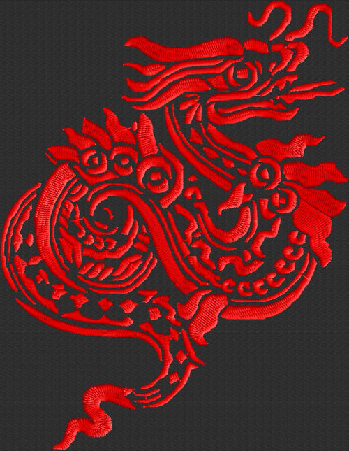 Dragon - Chinese - Embroidery DESIGN - Instant download  animals