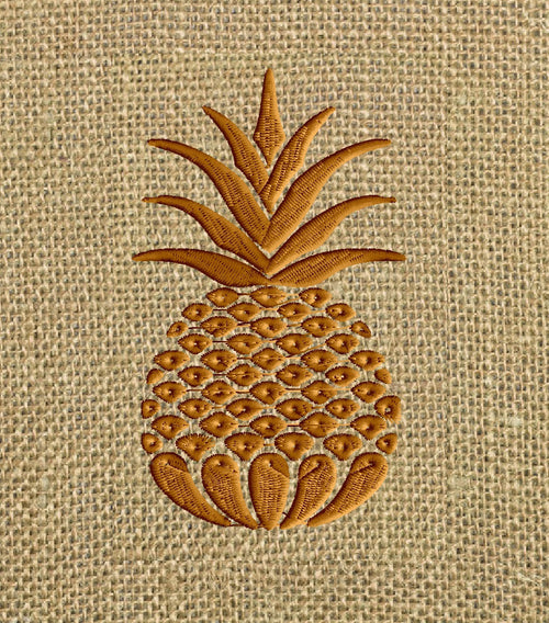 Pineapple Design - Welcome - Heart and home - EMBROIDERY DESIGN FILE - Instant download - Dst Hus Jef Pes Exp formats