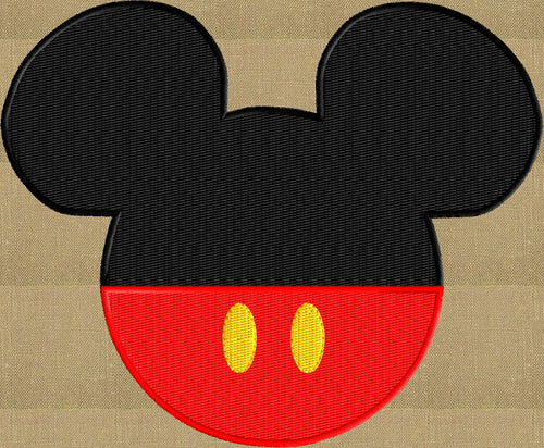 Mickey Ears w pants Embroidery Design - EMBROIDERY Design FILE - fun stuff