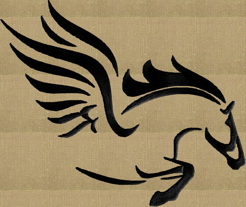 Flying Horse Pegasus - Embroidery DESIGN FILE - Instant download animals