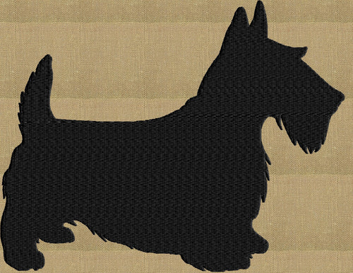 Scottish Terrier Scottie dog - Embroidery DESIGN FILE animals