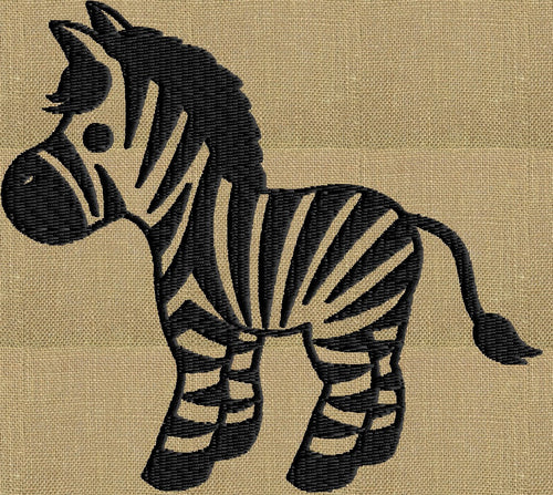 Zebra - EMBROIDERY DESIGN file - Instant download animals